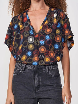 COLCCI V NECK BLOUSE - PRE SALE