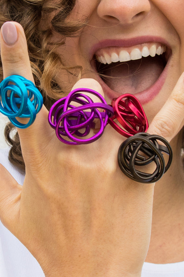 MONICA SCRUNCH RING