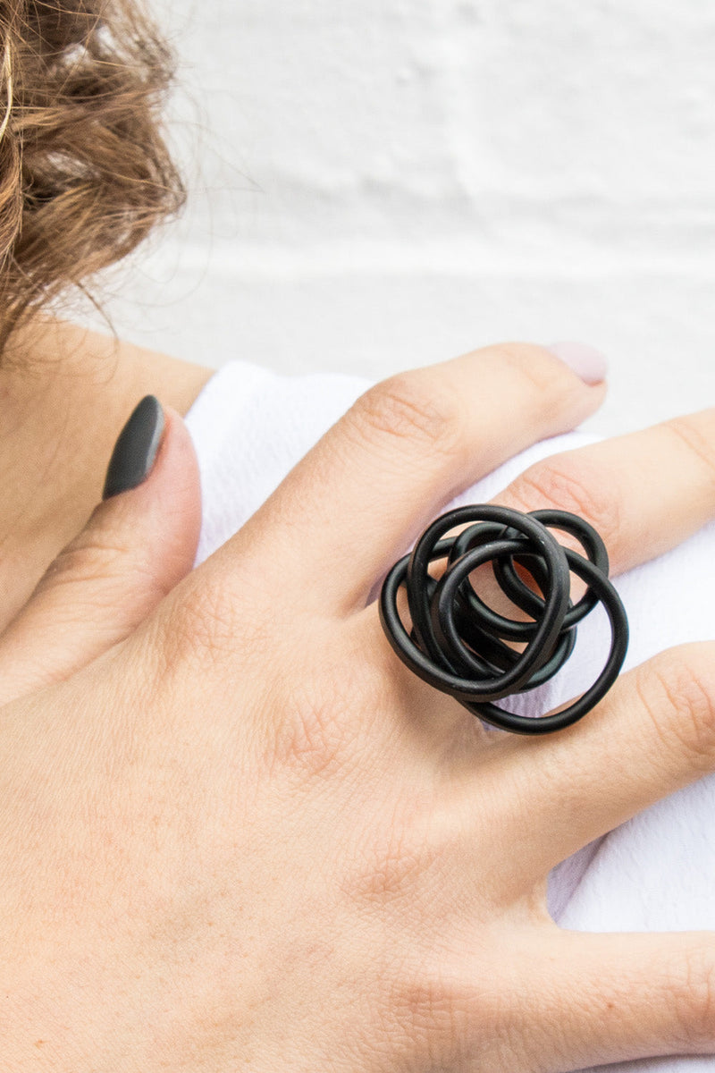MONICA SCRUNCH RING