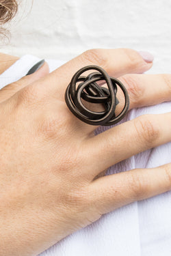 MONICA SCRUNCH RING