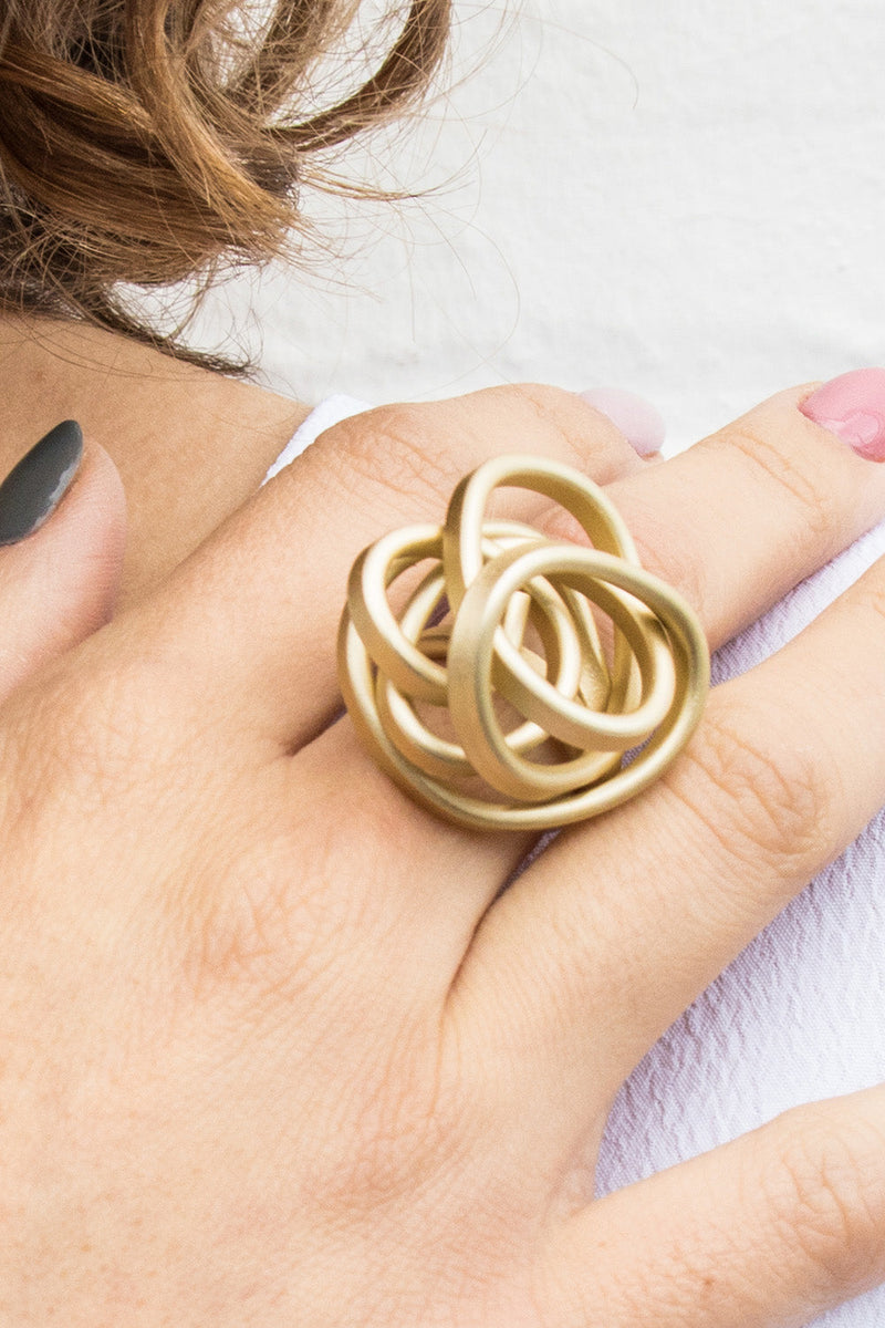 MONICA SCRUNCH RING