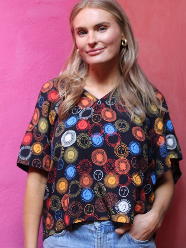 COLCCI V NECK BLOUSE