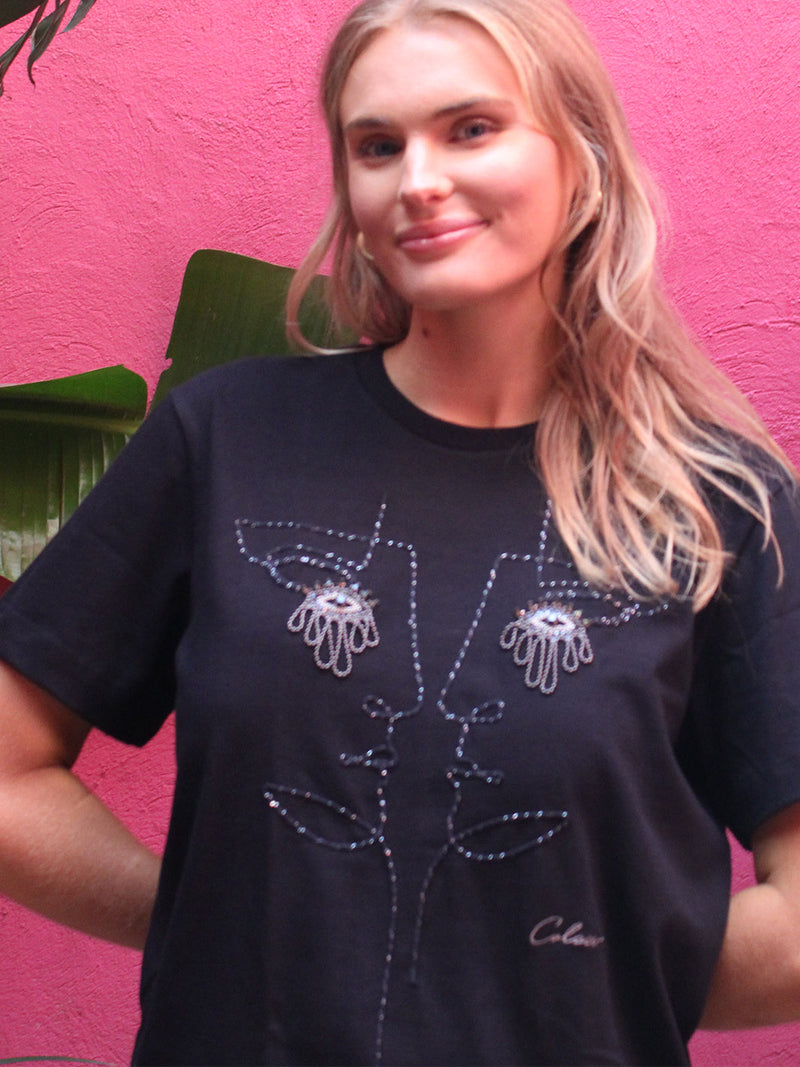 COLCCI ENGRAVED EYES TEE