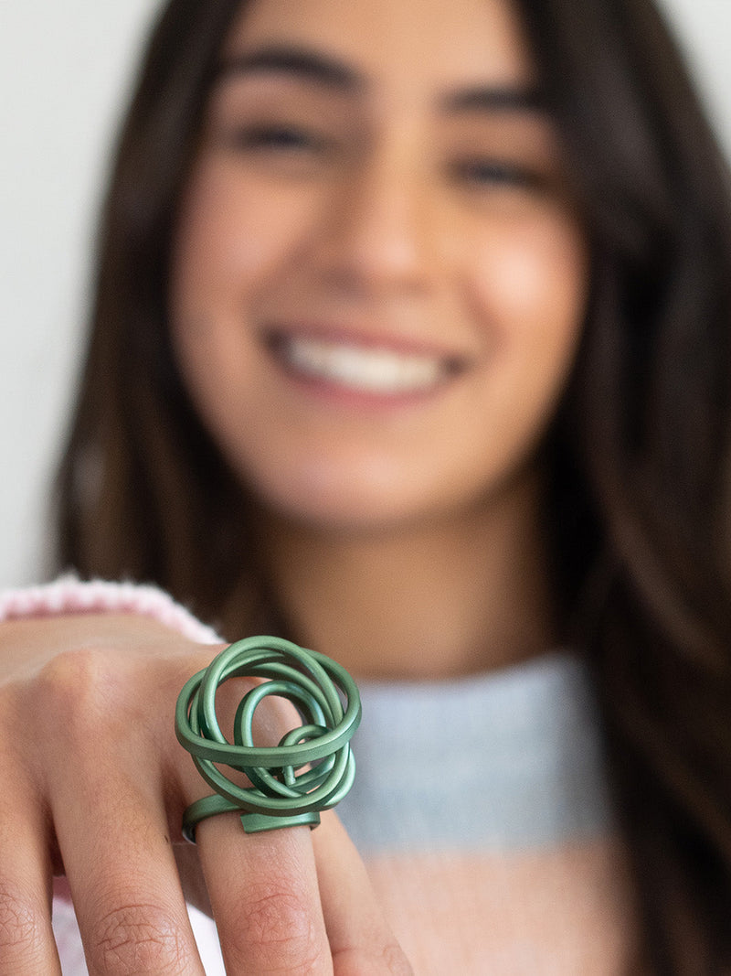 MONICA SCRUNCH RING