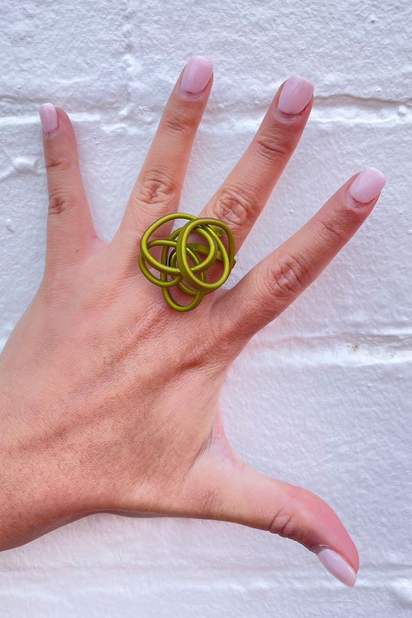 MONICA SCRUNCH RING