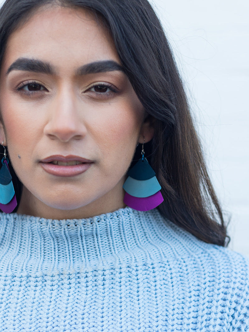 MONICA TRIFAN colours EARRINGS