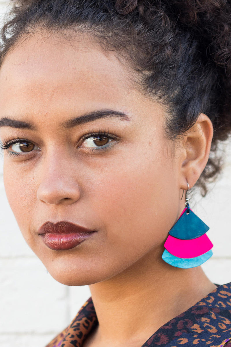 MONICA TRIFAN colours EARRINGS