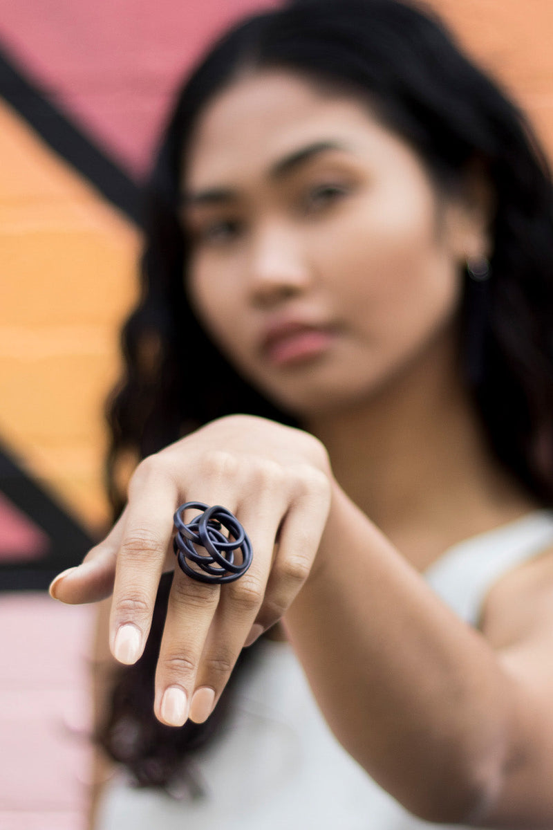MONICA SCRUNCH RING