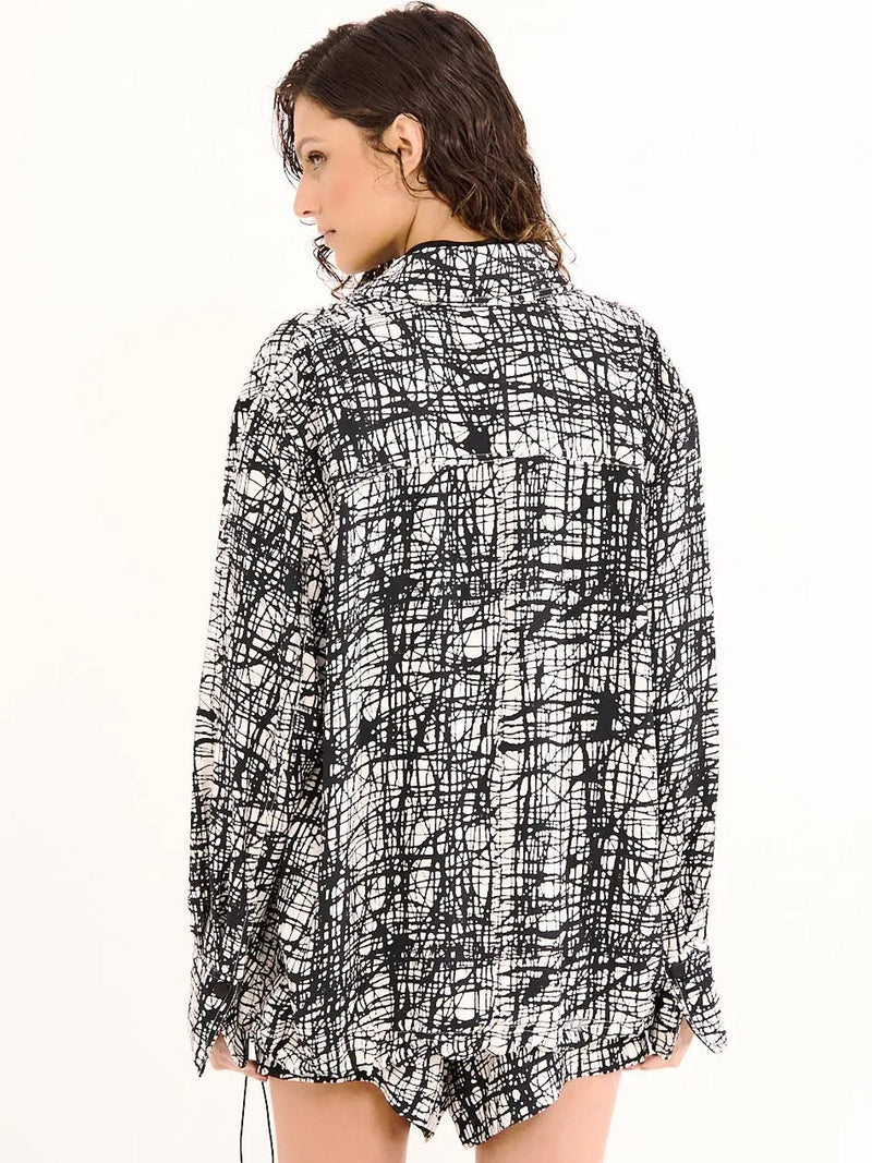 OPEN CITY MESS SHIRT/COAT